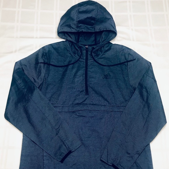 adidas Other - 🔥NWTs🔥 Adidas Blue/Navy Half Zip Jacket